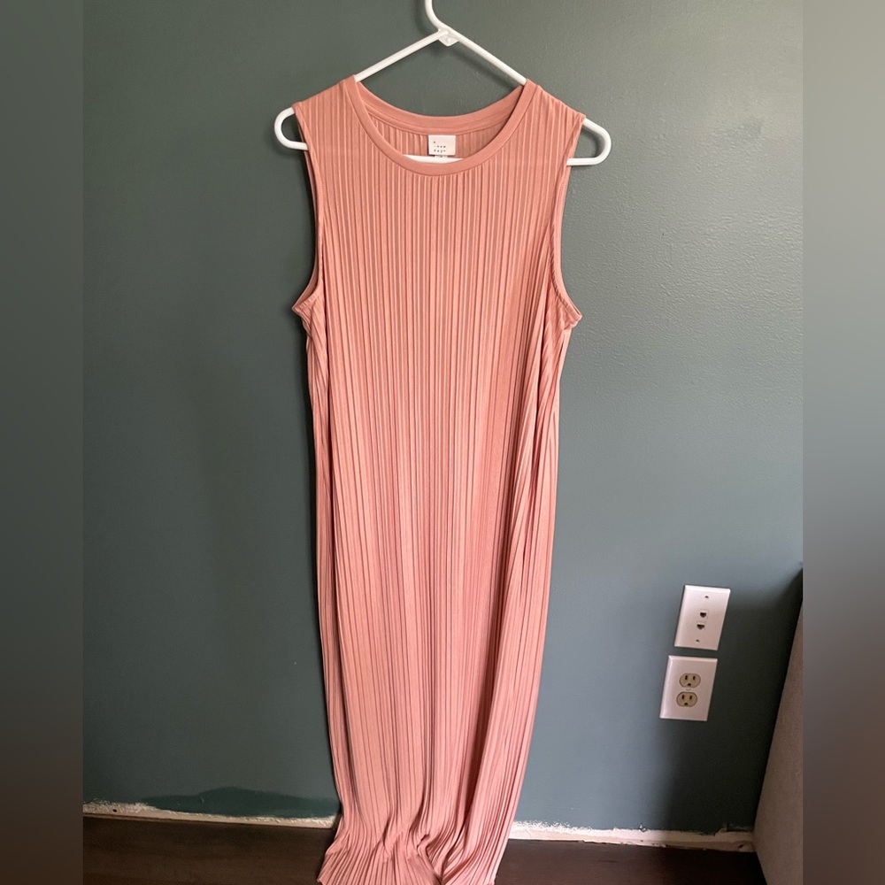 NWT a new day blush pillar dress size a